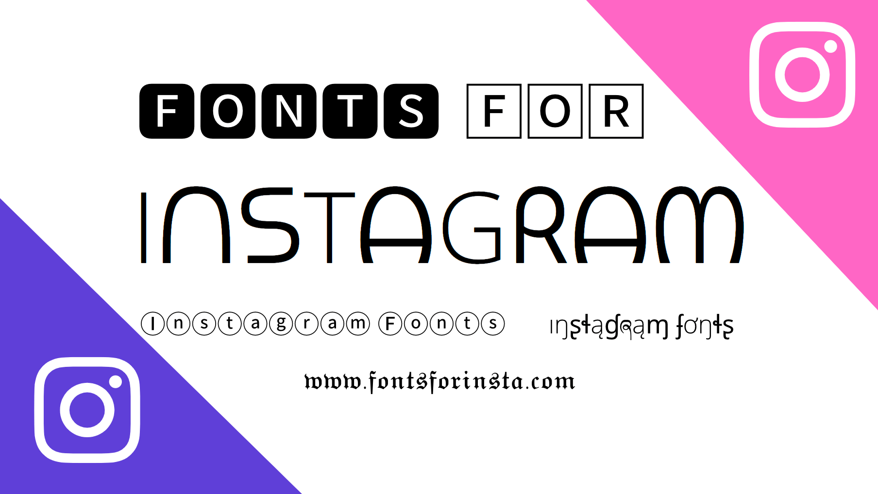 instagram font cursive